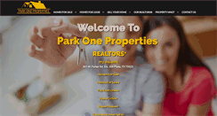 Desktop Screenshot of parkoneproperties.com